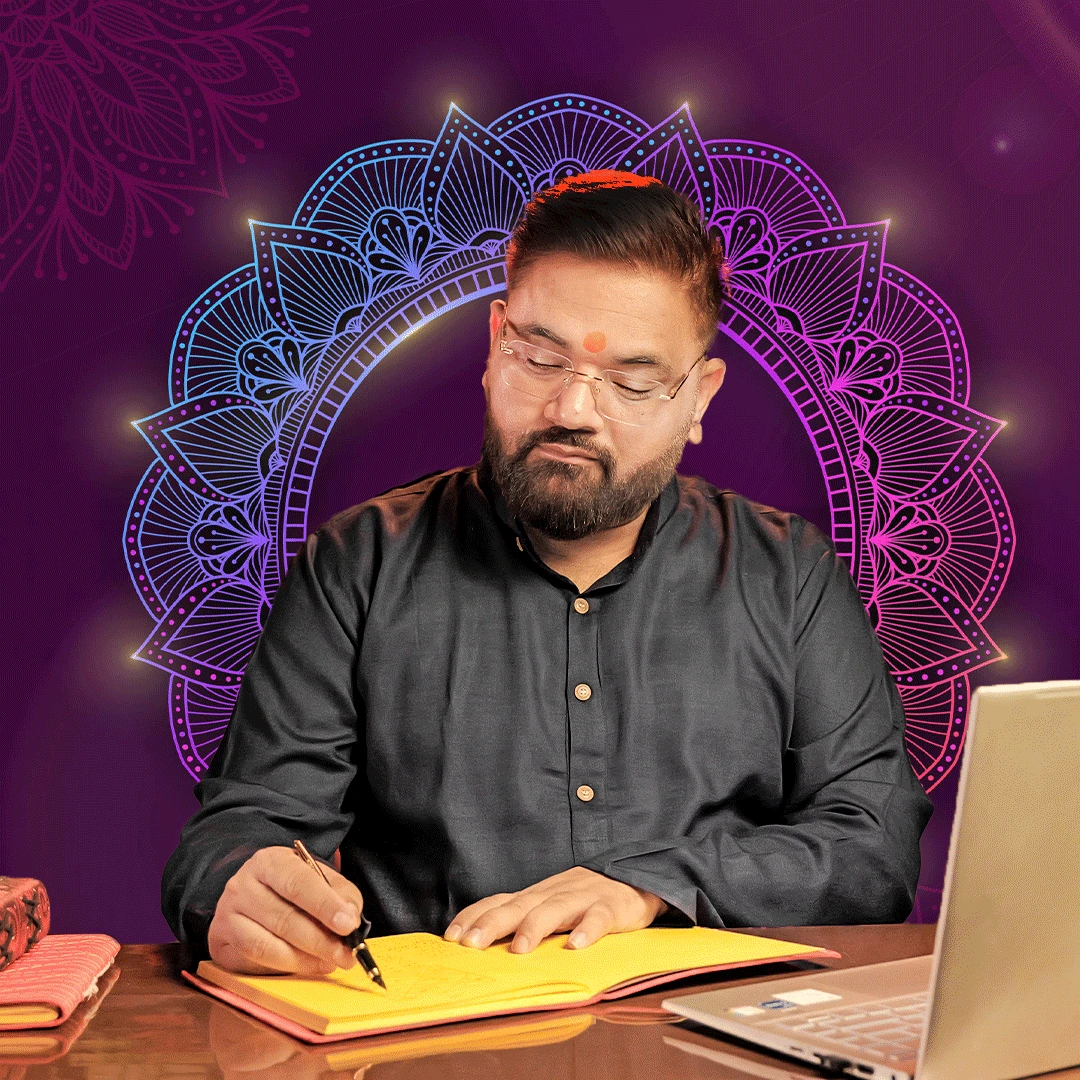 Astro Sachin Pandit during consultation
