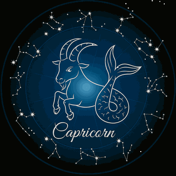Capricorn animated symbol