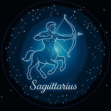 Sagittarius animated symbol