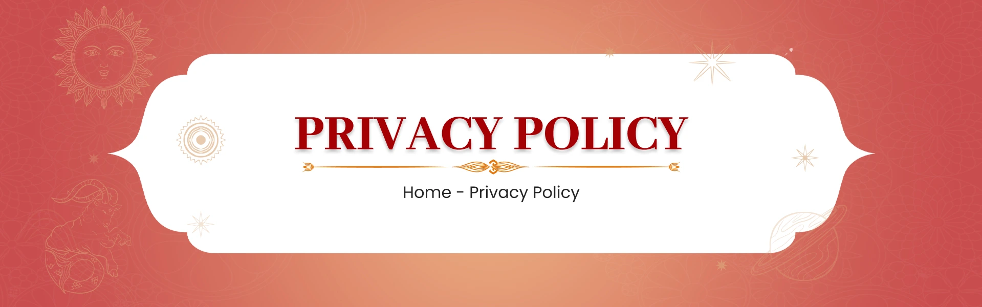 Privacy Policy Banner