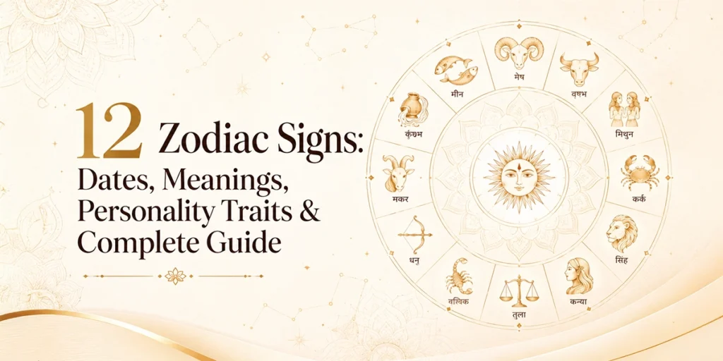 12 Zodiac Signs: Dates, Meanings, Personality Traits & Complete Guide