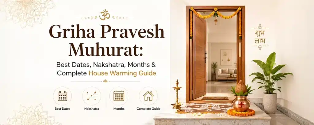 Griha Pravesh Muhurat 2026: Dates, Nakshatras & Puja Guide