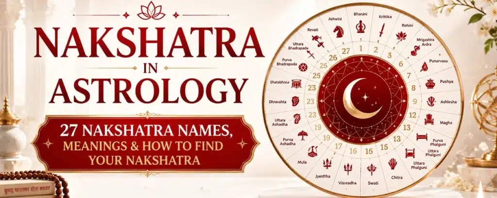 27 Nakshatra List: Auspicious Meanings & How to Find Your Nakshatra