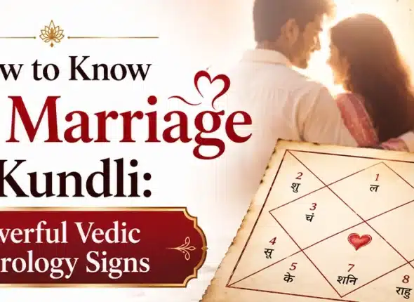 How to check love marriage in kundli