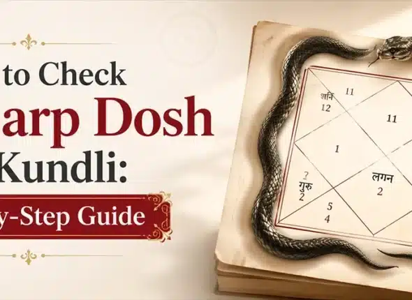 How to check Kaal Sarp Dosh in Kundli using the Rahu Ketu axis