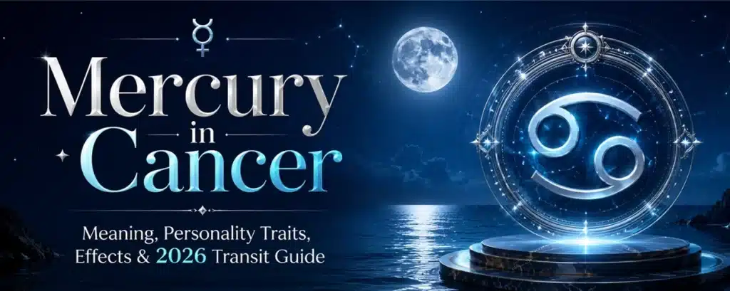Mercury in Cancer: Meaning, Personality Traits, Effects & 2026 Transit