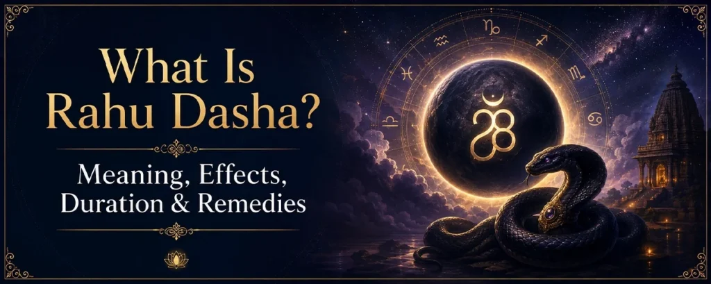 What Is Rahu Dasha? Meaning, Effects, Duration & Remedies
