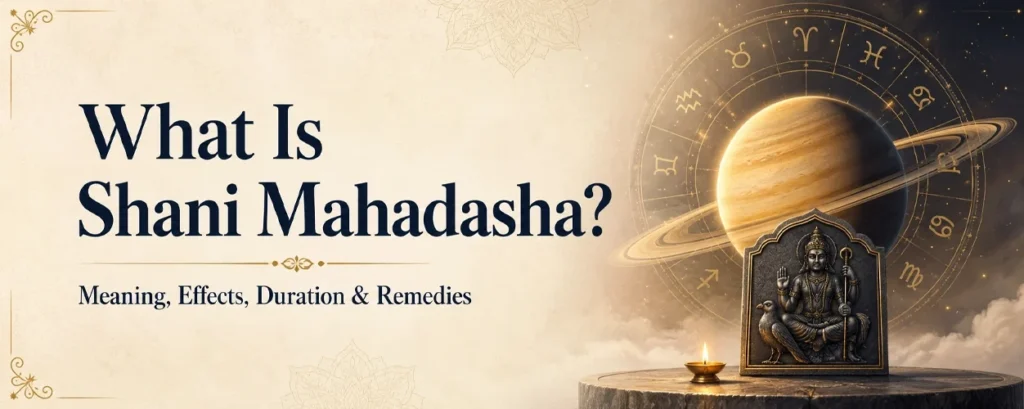 What Is Shani Mahadasha? Meaning, Effects, Duration & Remedies